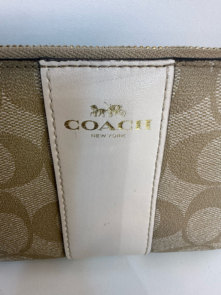 Coach CC Monogram Wristlet