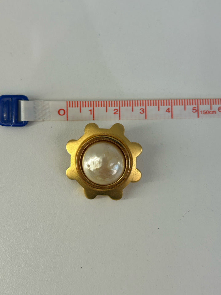 Karl Lagerfeld Clip On Sprocket Earrings