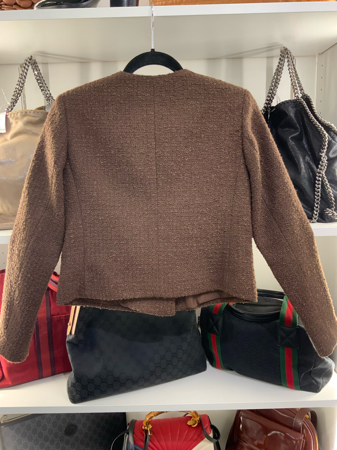NWT Loft Blazer Brown Jacket Size XXS
