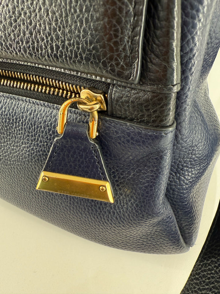 Marc Jacobs Navy & Black Leather Bag