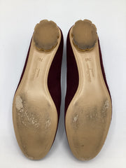 Salvatore Ferragamo Sz 7.5 Suede Flats Shoe