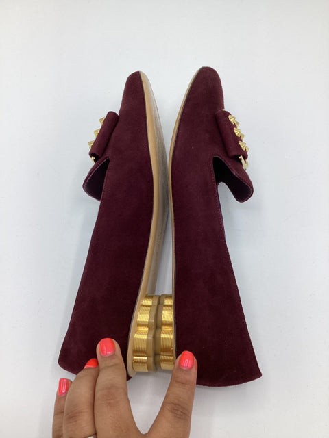 Salvatore Ferragamo Sz 7.5 Suede Flats Shoe