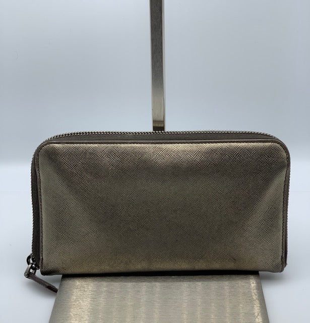 Prada Saffiano Zippy Wallet