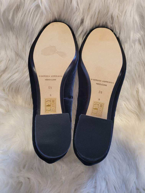 Sigerson Morrisson Sz 8.5 Oceano Velvet Mary Jane Heel