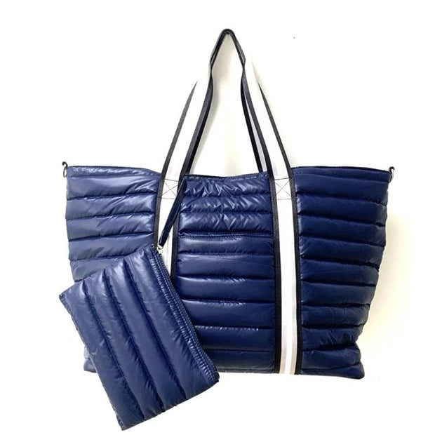 Blue Tote 3 pc Set