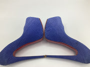 Christian Louboutin Sz 37 Python Platform Heel Shoe Pump