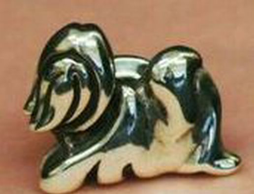 John Hardy  Tie Tack Chinese Zodiac Year of the Dog Pin Sterling Silver