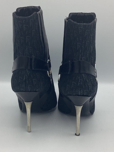 Dior Sz 36 Diorissimo Stiletto Ankle Boot Shoe Booties