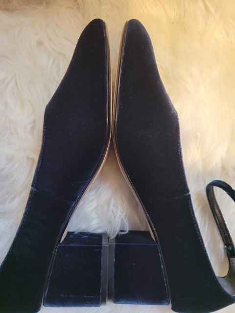 Sigerson Morrisson Sz 8.5 Oceano Velvet Mary Jane Heel