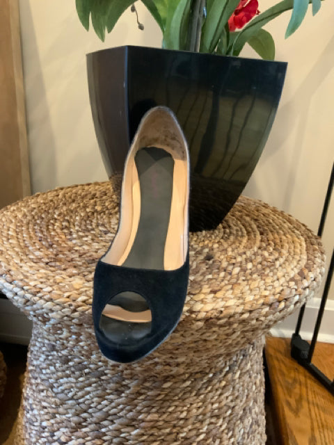 Christian Louboutin Suede Peep Toe Sz 38 Shoe