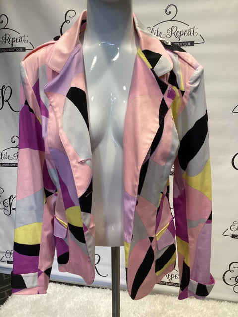 Hartly by Averardo Bessi Geometric print Sz M Blazer