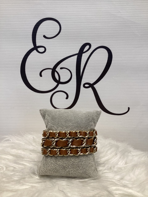 Boutique Chain Link Braided Bracelet