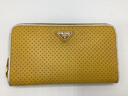 Prada Perforated Leather Wallet