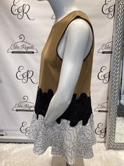 Jonathan Simkhai Asymetrical Sz M Tunic Top