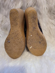 Stella McCartney Sz 37 Leopard Wedge Bootie