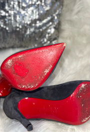 Christian Louboutin Pigalle Veau Velours Sz 40 Shoe