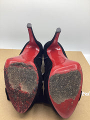 Christian Louboutin Sz 36.5 Madame Butterfly Ankle Booties Shoe Boot
