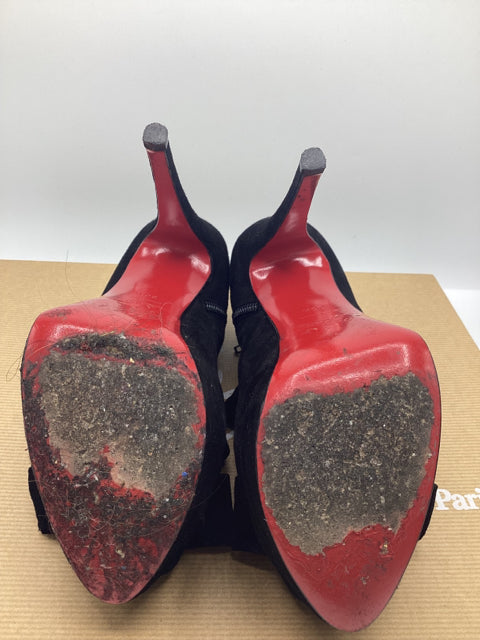 Christian Louboutin Sz 36.5 Madame Butterfly Ankle Booties Shoe Boot