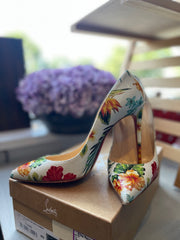 Christian Louboutin Pigalle Follies 100 Calf Hawaii Sz 40