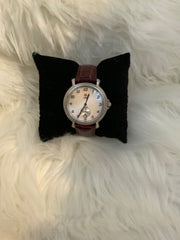 Michele CSX Watch Leather Croc Embossed Band