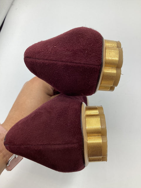 Salvatore Ferragamo Sz 7.5 Suede Flats Shoe
