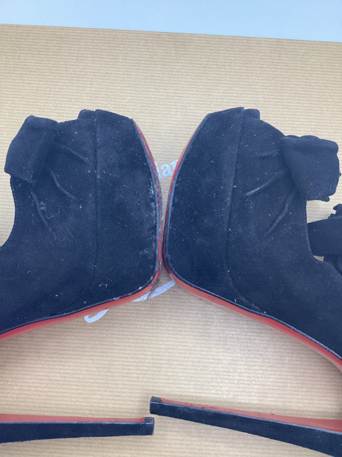 Christian Louboutin Sz 36.5 Madame Butterfly Ankle Booties Shoe Boot