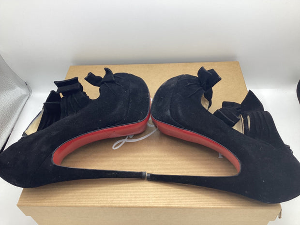 Christian Louboutin Sz 36.5 Madame Butterfly Ankle Booties Shoe Boot