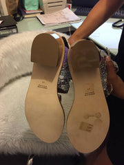 Laurence Dacade Halle Gladiator Sandal 41 11 Leather Flat Shoe Boot Designer