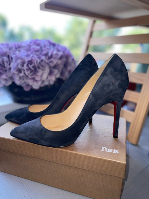 Christian Louboutin ルブタン PIGALLE 40 Christian Louboutin Pigalle Veau Velours Sz 40 Shoe – eliterepeatny