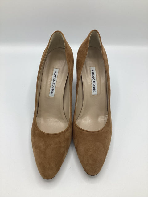 Manolo Blahnik Sz 42 Suede Pump Shoe