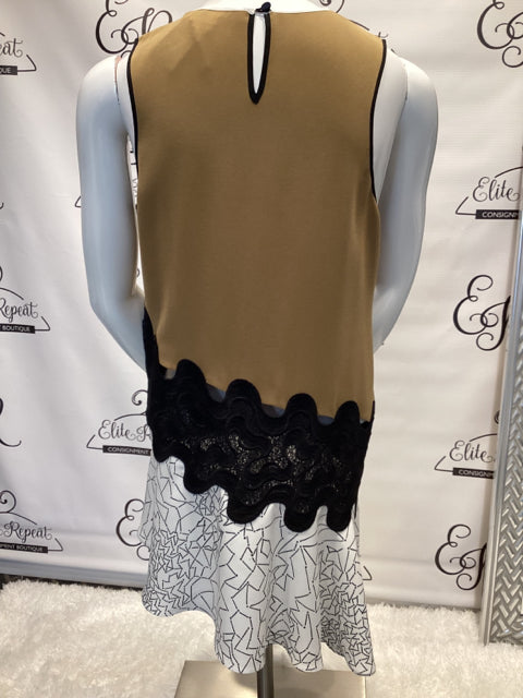 Jonathan Simkhai Asymetrical Sz M Tunic Top