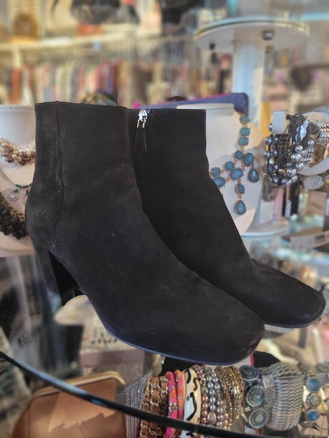 Prada 38.5 Suede Ankle Boots