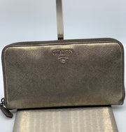 Prada Saffiano Zippy Wallet