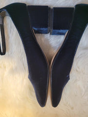 Sigerson Morrisson Sz 8.5 Oceano Velvet Mary Jane Heel