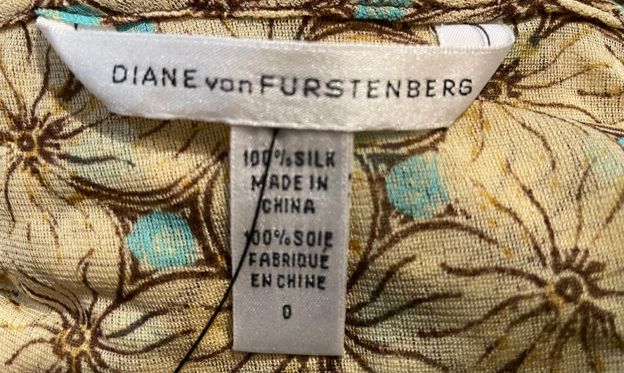 Diane Von Furstenberg Strapless Dress (size 0)