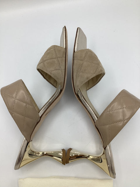 Jennifer Tattanelli Sz 41 Quilted Leather Sandals Shoe