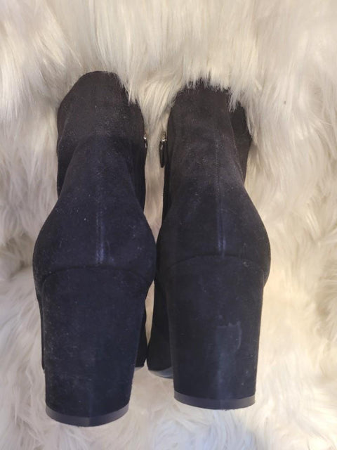 Prada 38.5 Suede Ankle Boots