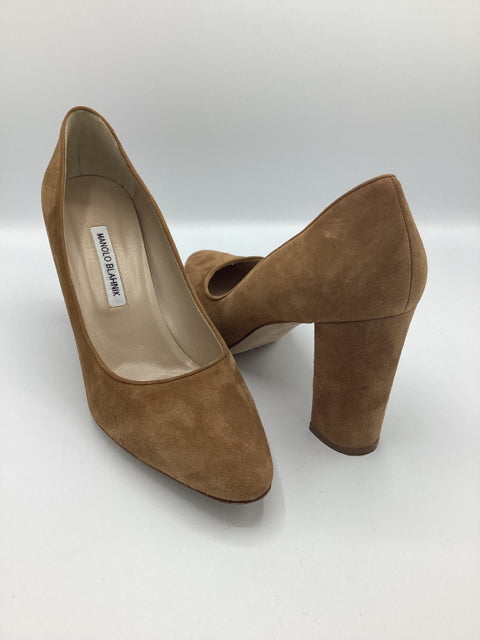 Manolo Blahnik Sz 42 Suede Pump Shoe
