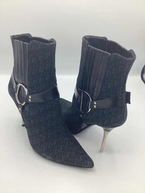 Dior Sz 36 Diorissimo Stiletto Ankle Boot Shoe Booties