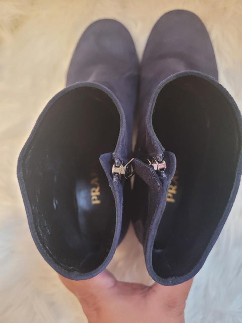 Prada Sz 38.5 Ankle Boots