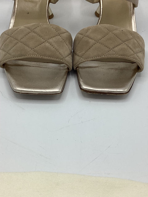 Jennifer Tattanelli Sz 41 Quilted Leather Sandals Shoe
