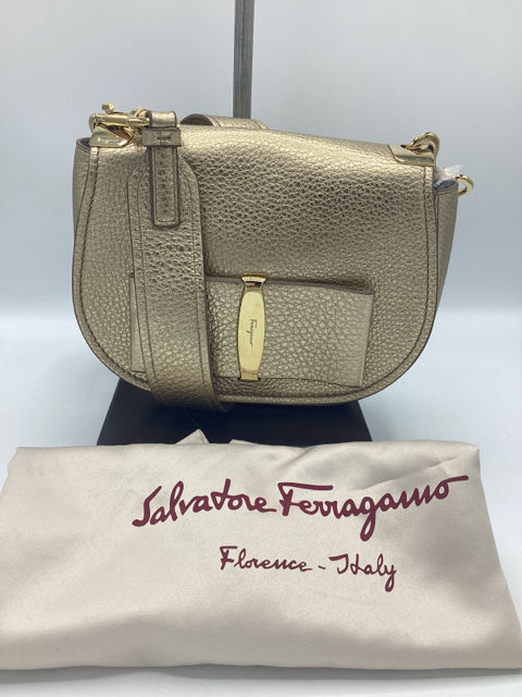 Salvatore Ferragamo Bow Front Crossbody Handbag