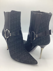 Dior Sz 36 Diorissimo Stiletto Ankle Boot Shoe Booties