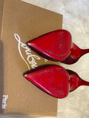 Christian Louboutin Suede Pump Sz 40 Shoe
