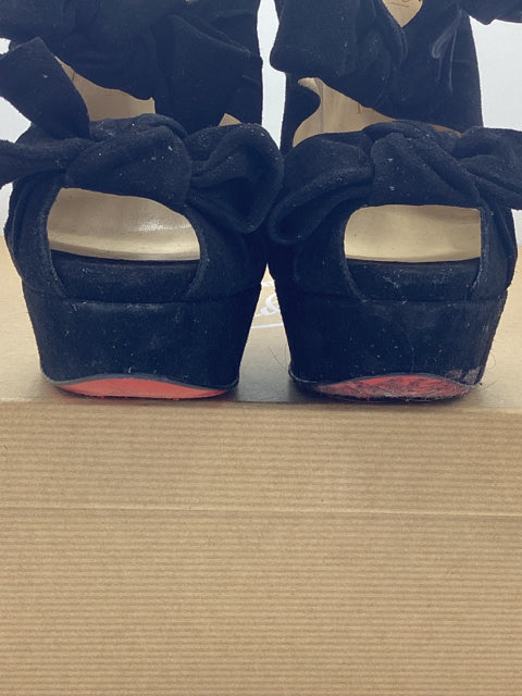 Christian Louboutin Sz 36.5 Madame Butterfly Ankle Booties Shoe Boot