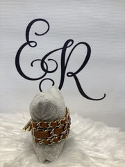 Boutique Chain Link Braided Bracelet