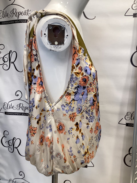NWT Free People Sz S Faux Wrap Top