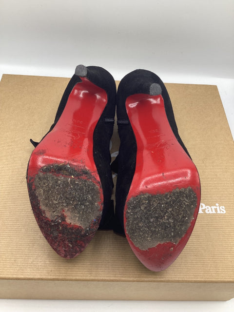 Christian Louboutin Sz 36.5 Madame Butterfly Ankle Booties Shoe Boot
