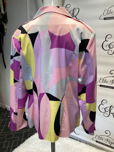 Hartly by Averardo Bessi Geometric print Sz M Blazer