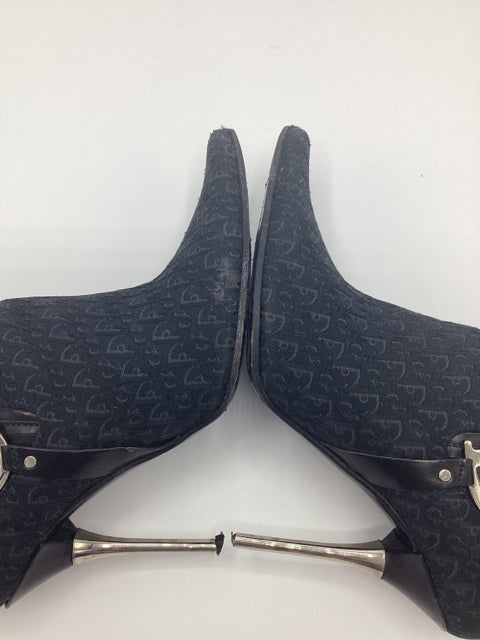 Dior Sz 36 Diorissimo Stiletto Ankle Boot Shoe Booties